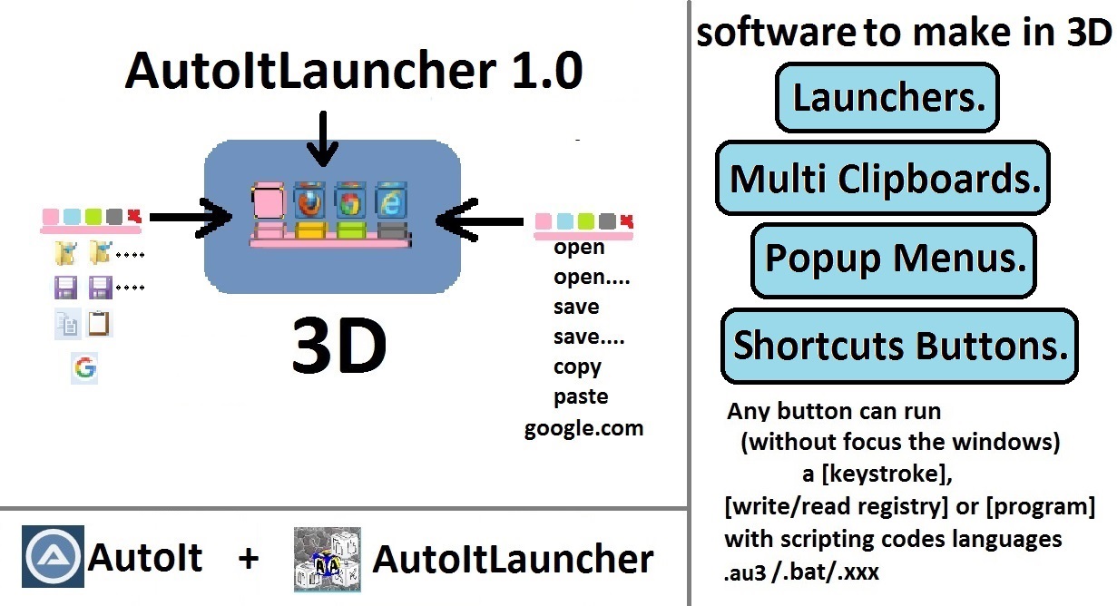 Autoitlauncher screenshot